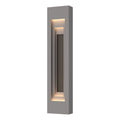 Procession Large Outdoor Sconce 2-Light Coastal Dark Smoke Accent in Coastal Burnished Steel