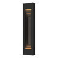 Procession Large Outdoor Sconce 2-Light Coastal Oil Rubbed Bronze Accent in Coastal Black