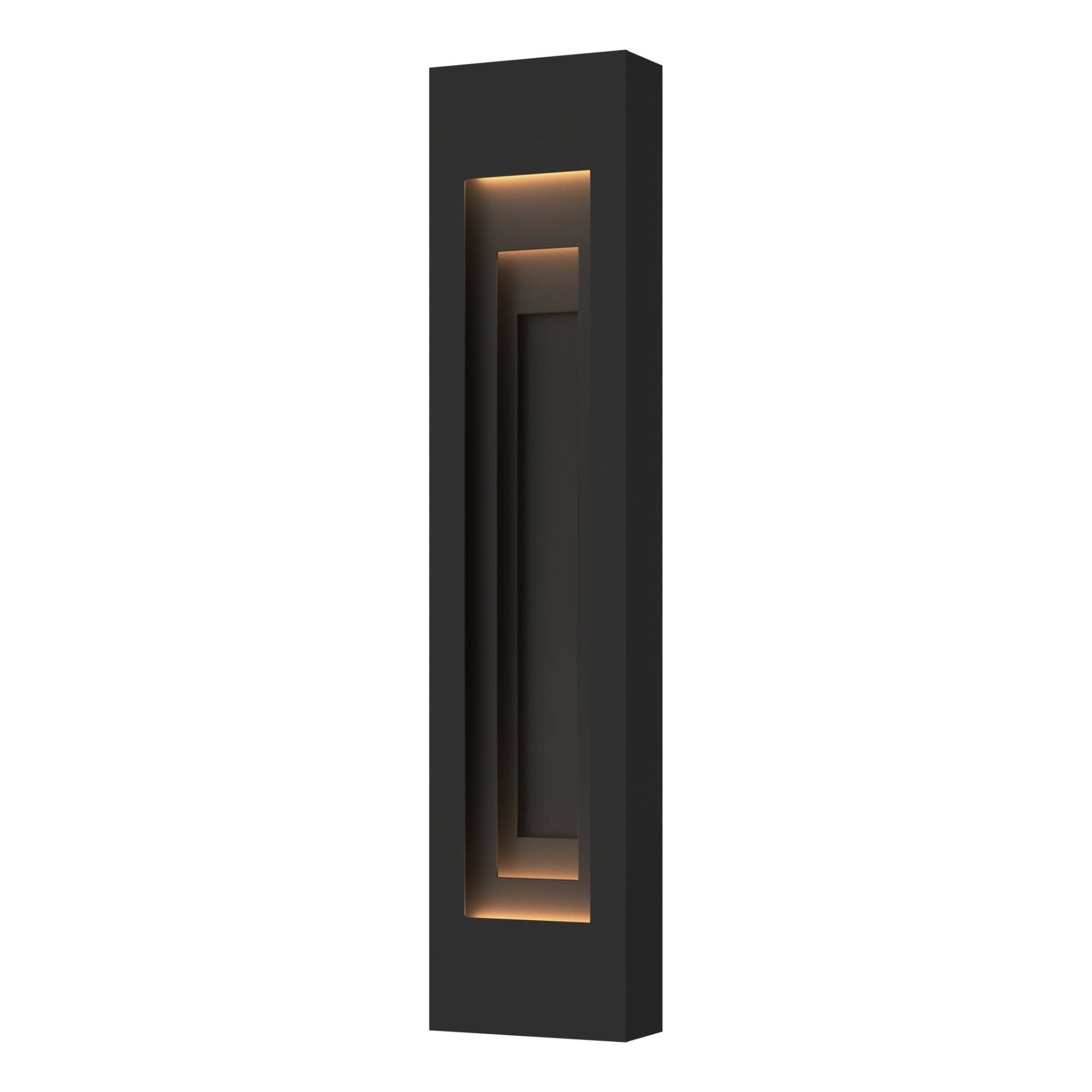 Procession Large Outdoor Sconce 2-Light Coastal Black Accent in Coastal Black