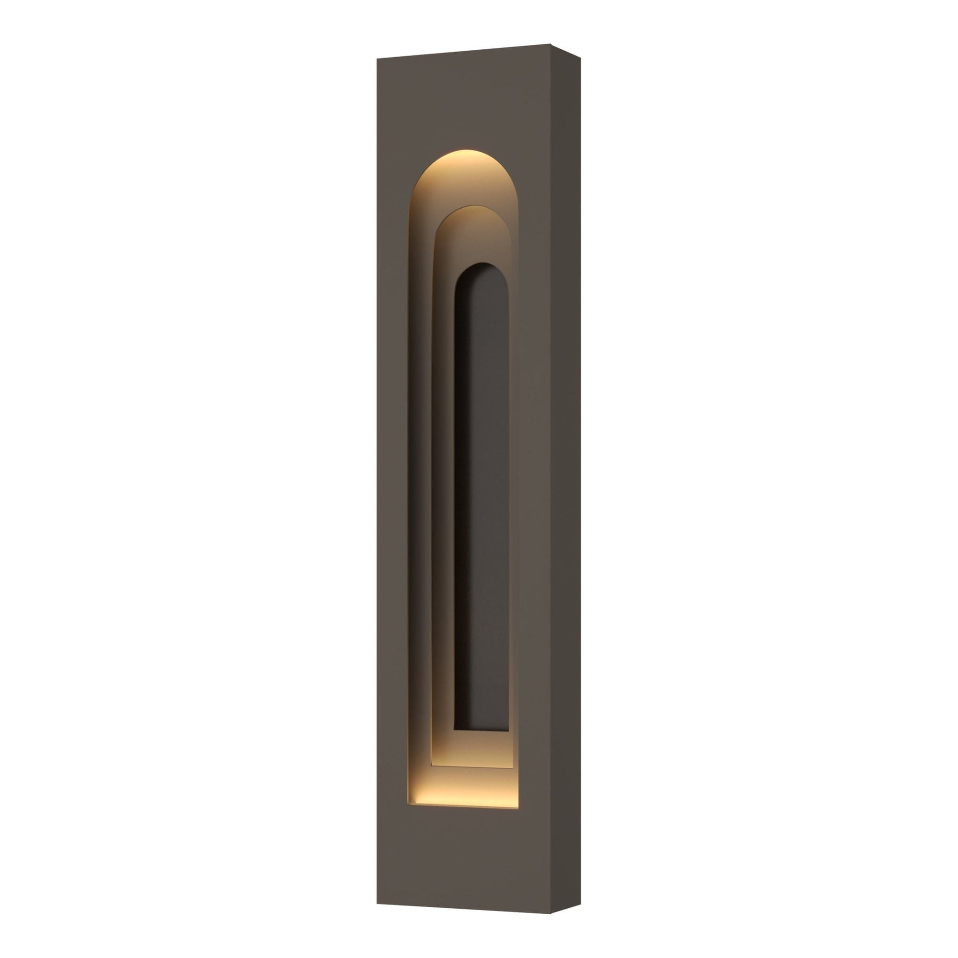 Procession Arch Large Outdoor Sconce 2-Light Coastal Oil Rubbed Bronze Accent in Coastal Dark Smoke