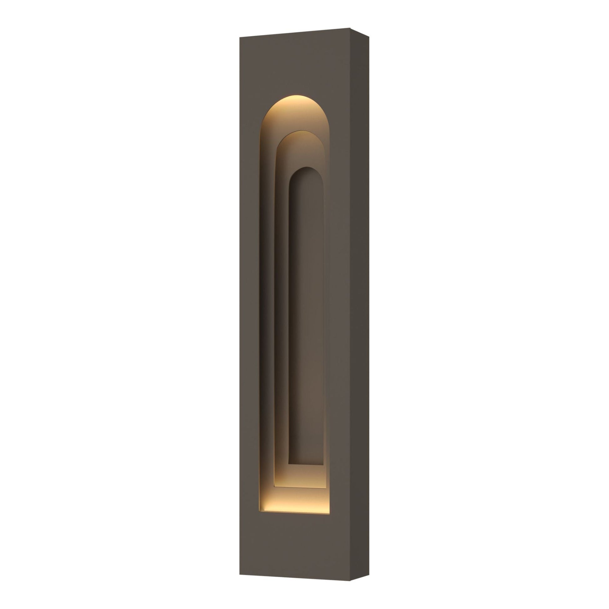 Procession Arch Large Outdoor Sconce 2-Light Coastal Dark Smoke Accent in Coastal Dark Smoke