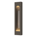 Procession Arch Large Outdoor Sconce 2-Light Coastal Burnished Steel Accent in Coastal Dark Smoke
