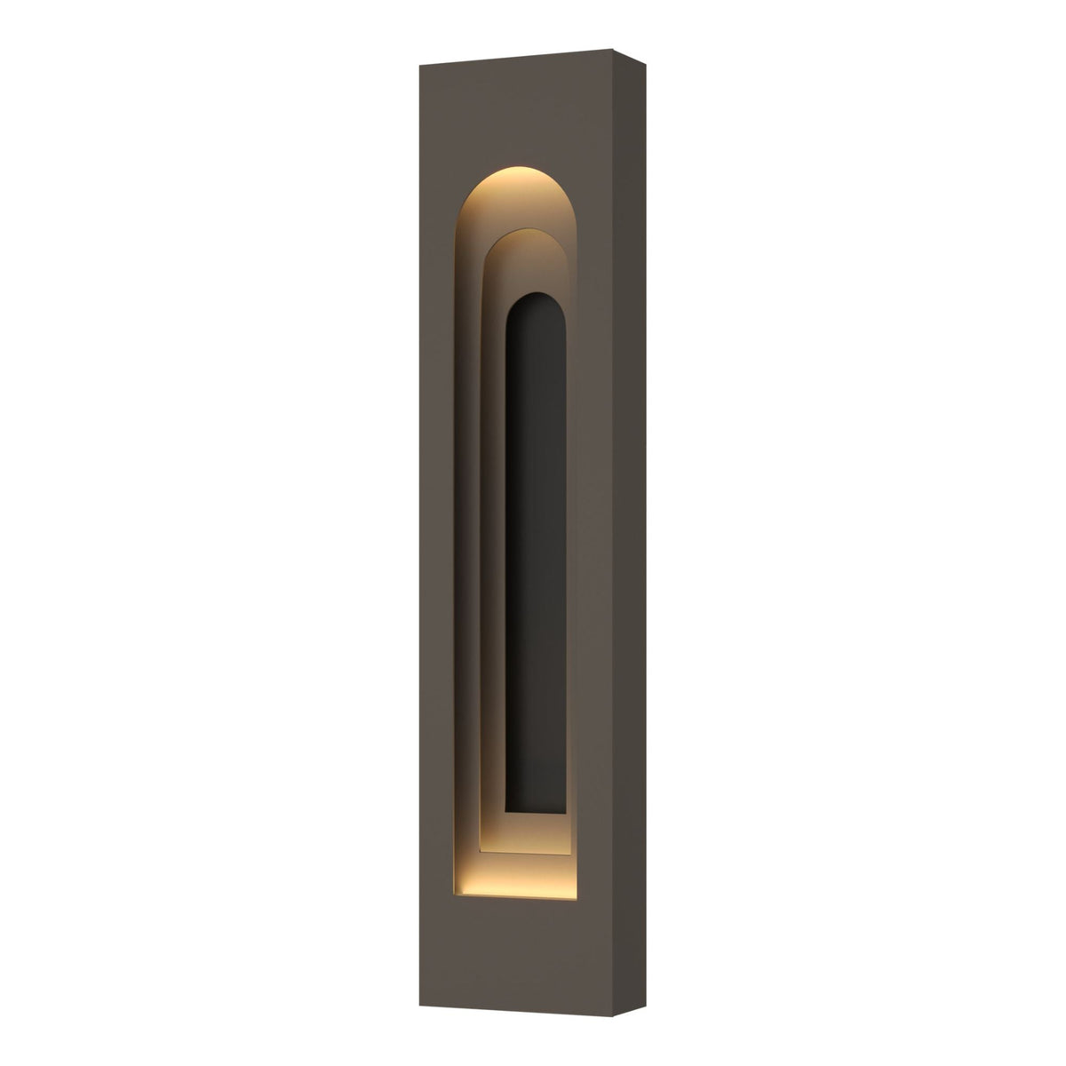 Procession Arch Large Outdoor Sconce 2-Light Coastal Black Accent in Coastal Dark Smoke