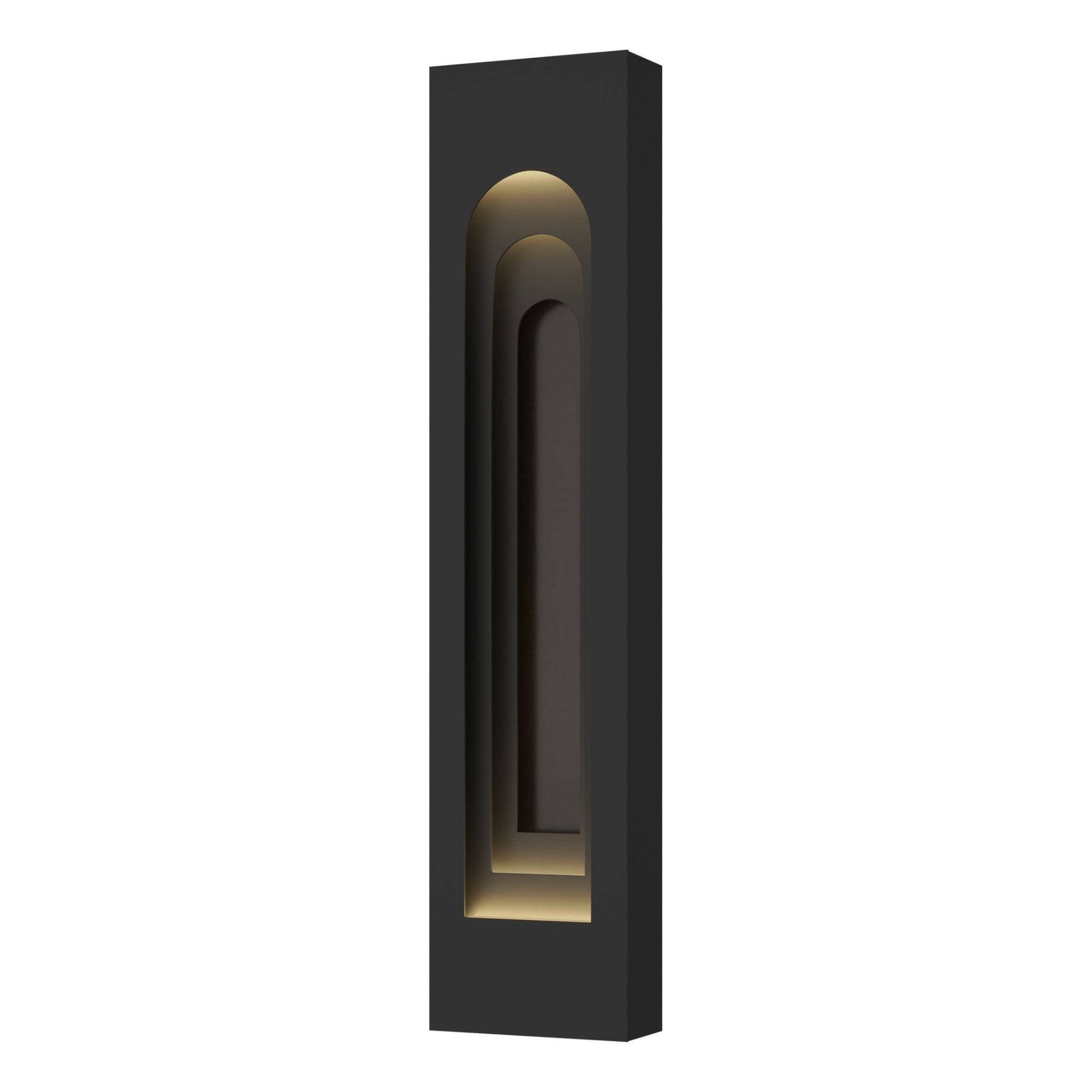 Procession Arch Large Outdoor Sconce 2-Light Coastal Oil Rubbed Bronze Accent in Coastal Black