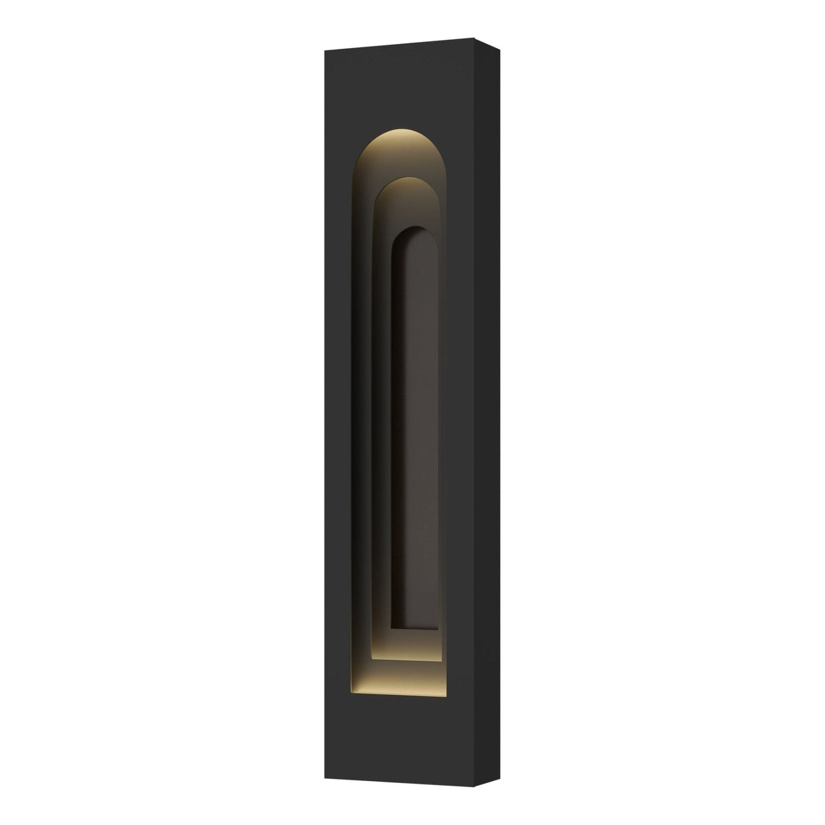 Procession Arch Large Outdoor Sconce 2-Light Coastal Oil Rubbed Bronze Accent in Coastal Black