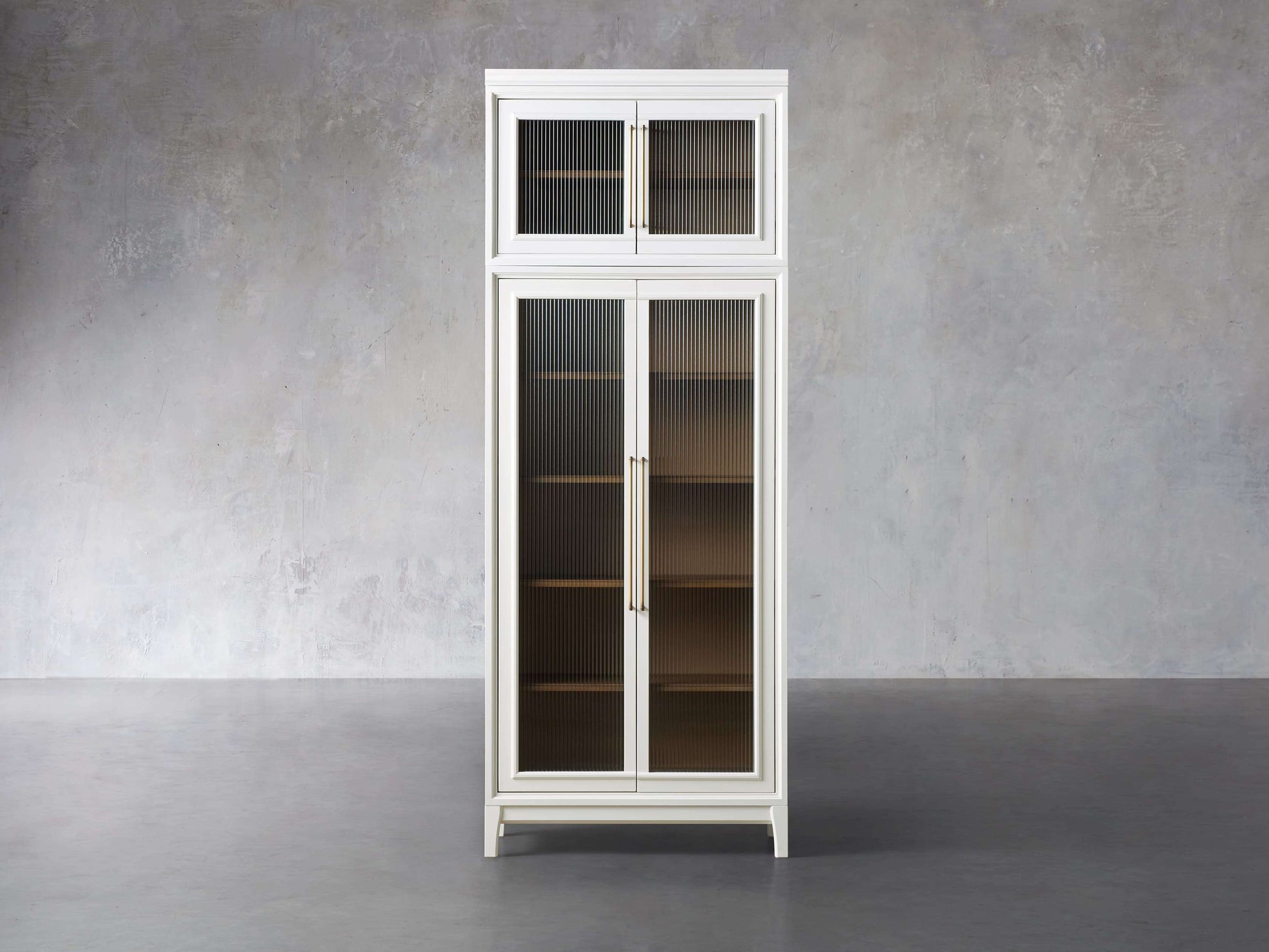 Rowan Modular Stacked Glass Cabinet