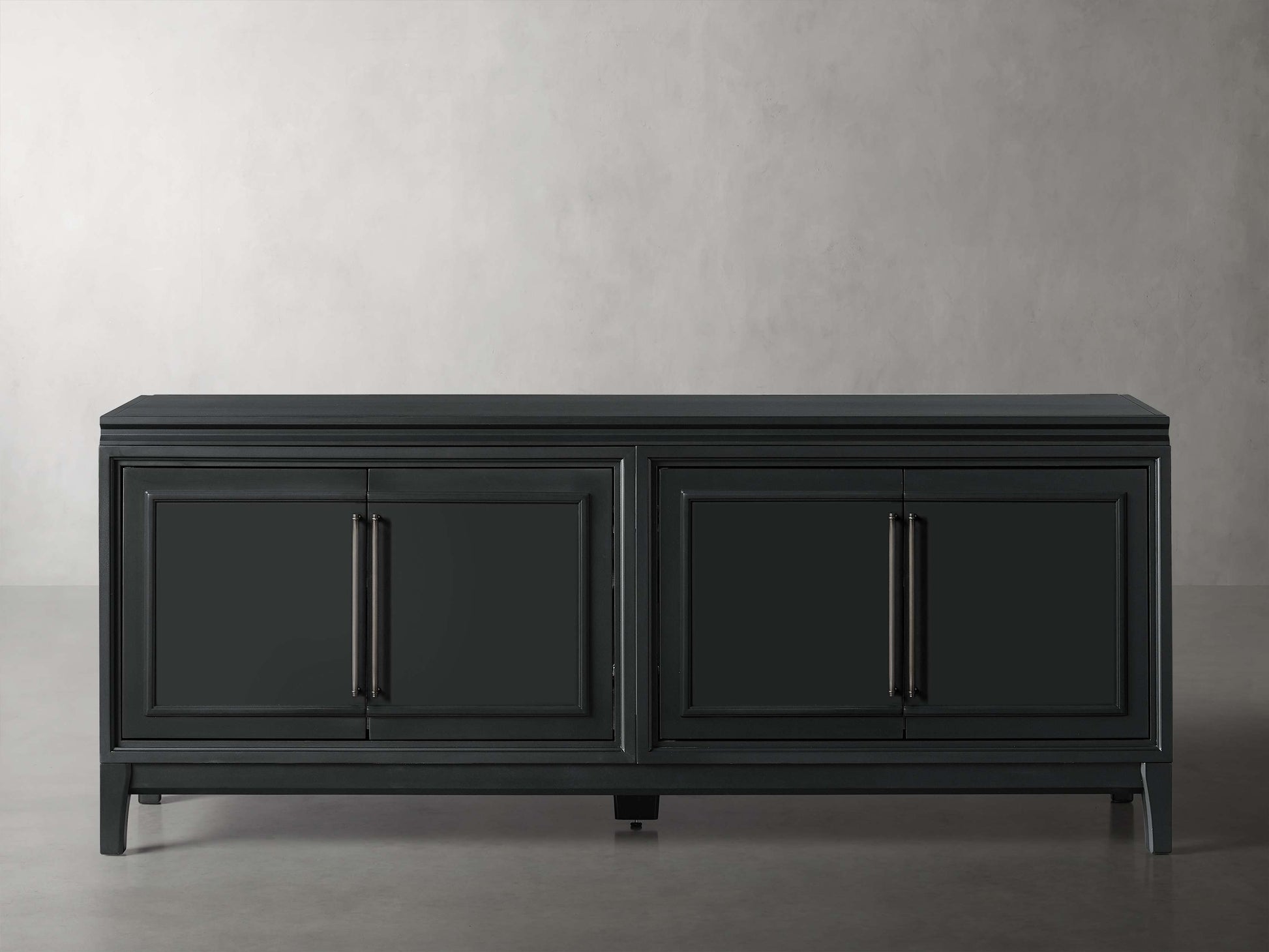 Rowan Media Console with Wood Doors