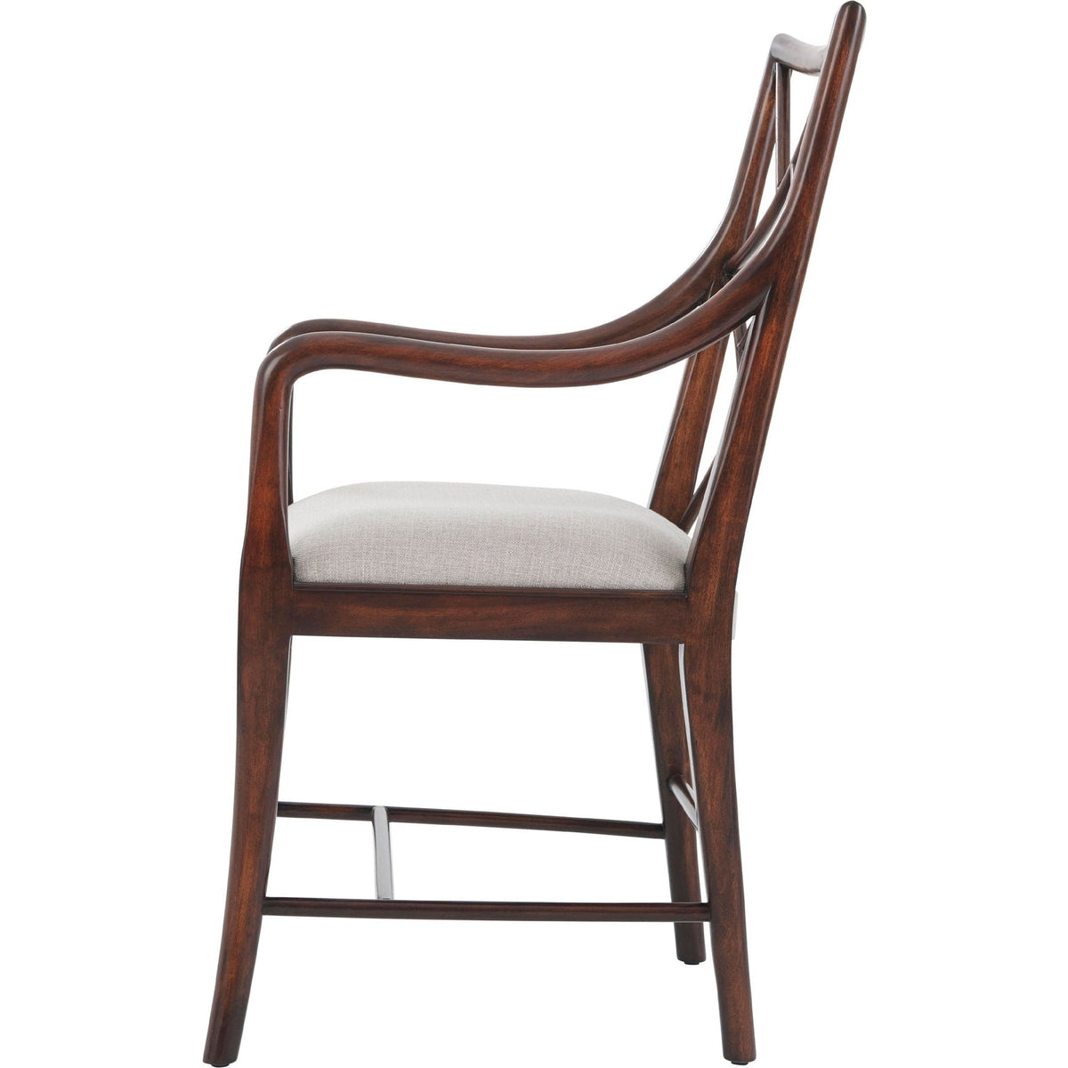 Theodore Alexander A Delicate Trellis Armchair - Set of 2