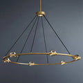 Eclatant Vintage Round Chandelier 48"