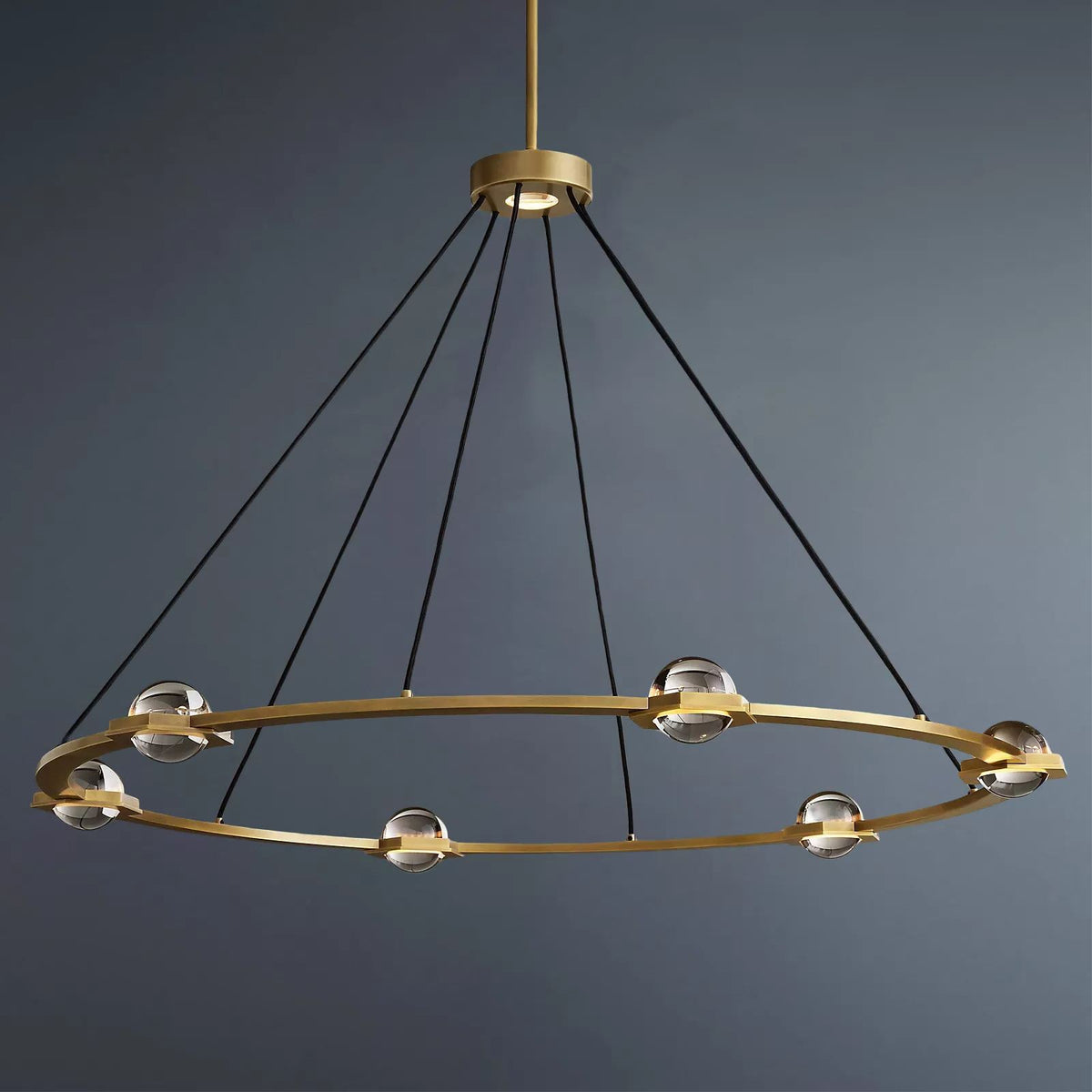 Eclatant Vintage Round Chandelier 48"