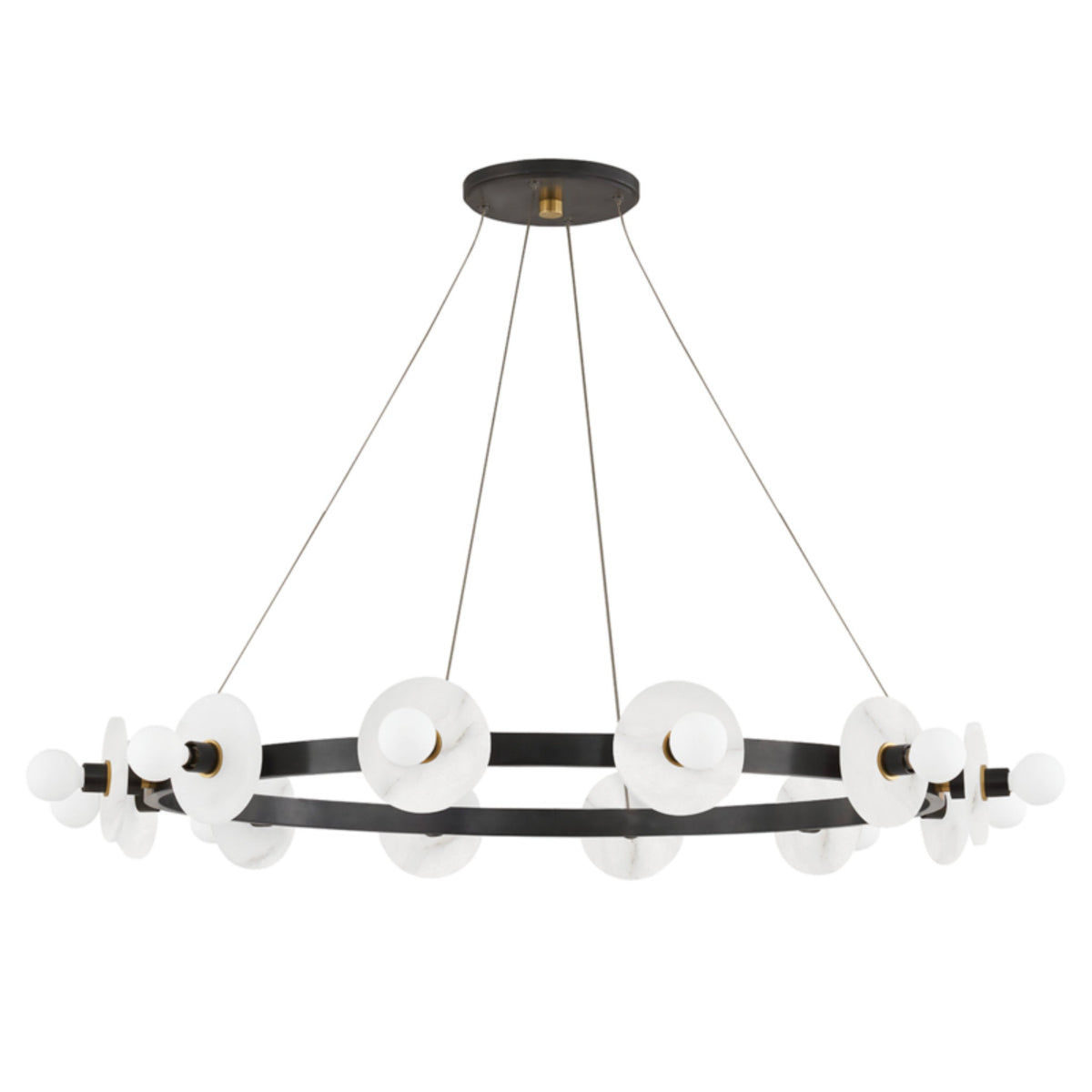 Austen 12-Light Chandelier in Aged Old Bronze 40L x 40W x 18H