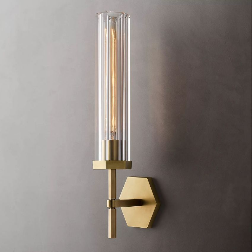 Bamcee Single Head Long Wall Sconce 19"H Modern Wall Lamp