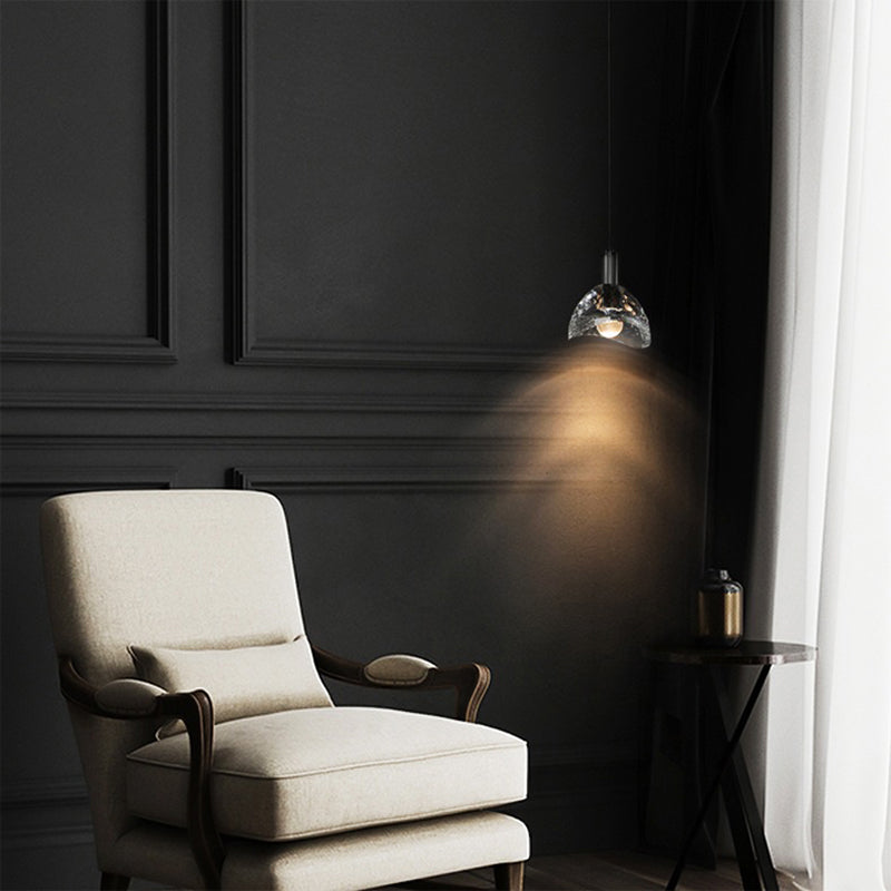 Dining Room Crystal Pendant Light Black