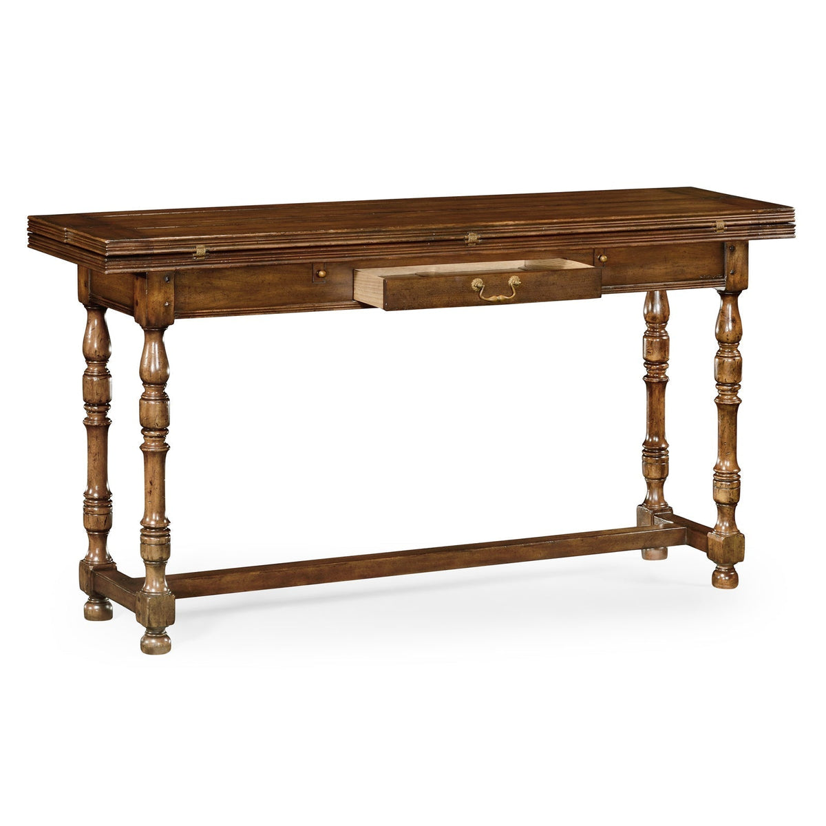 Jonathan Charles Small Walnut Hunt Table (492704-WCD)