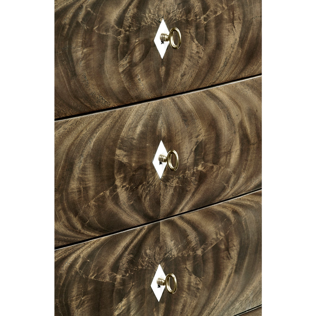 Jonathan Charles Buckingham Small Bleached Chest of Drawers with Bone Inlay (495832-MBL)