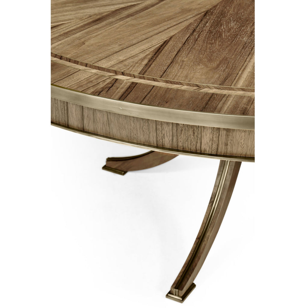 Jonathan Charles Hamilton Round Dining Table (496000-72L-PGA)