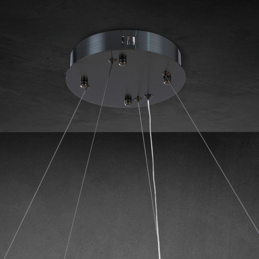 Rim Calcite Round Chandelier 31"40"60"