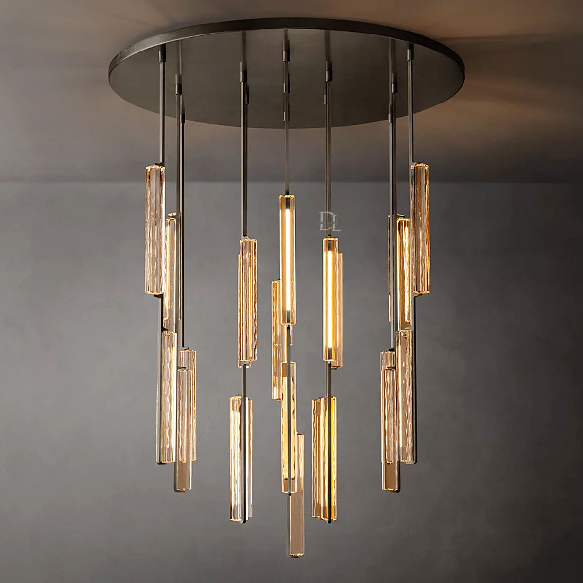 Aerie Crystal Round Chandelier 56"