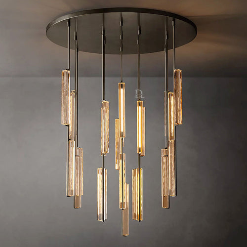 Aerie Crystal Round Chandelier 56"
