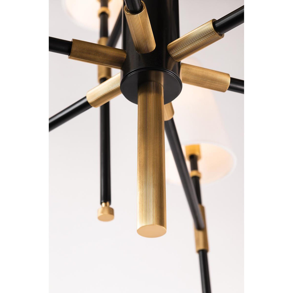 Bowery 9-Light Chandelier in Aged Old Bronze 34L x 34W x 31H