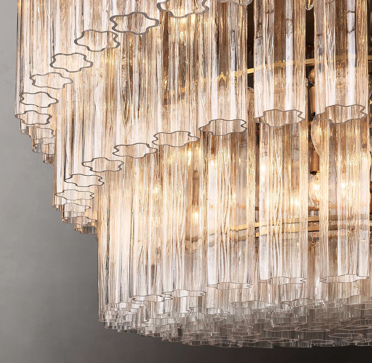 Cielo 3-Tier Round Chandelier 36" For Living Room