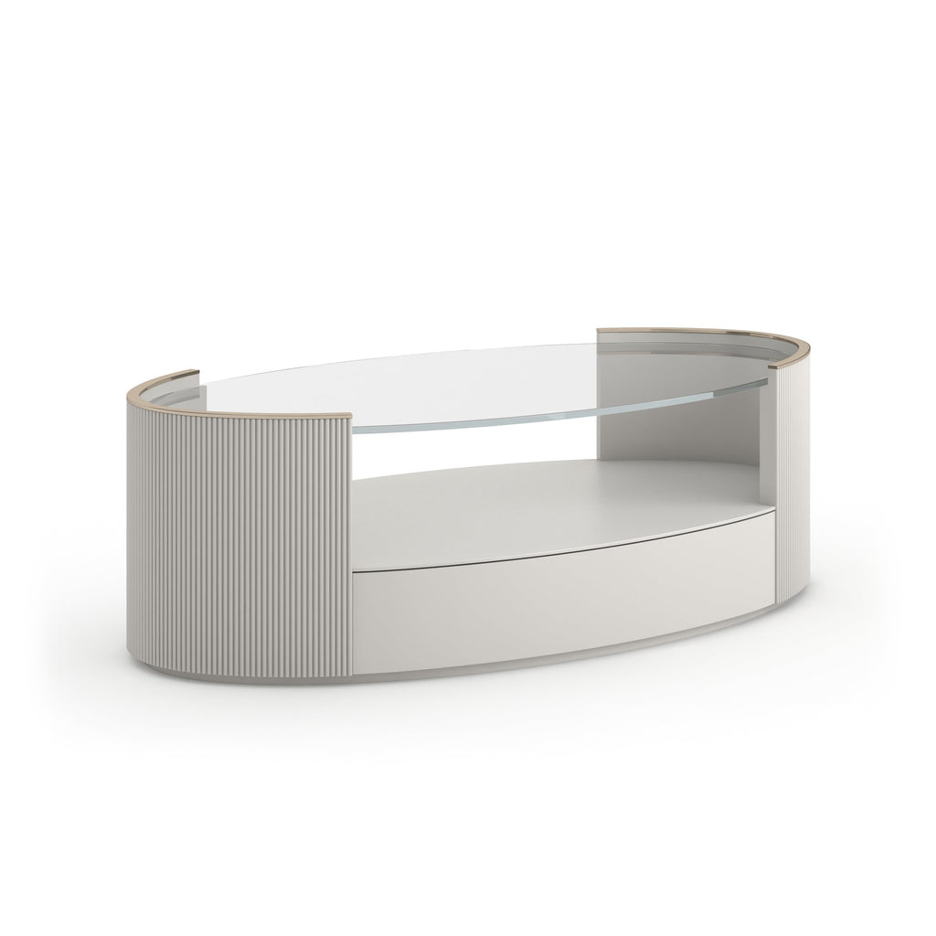 Caracole Classic Love Oval Cocktail Table