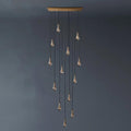 Raindrop Linear Chandelier 13-Light 54"(Long)