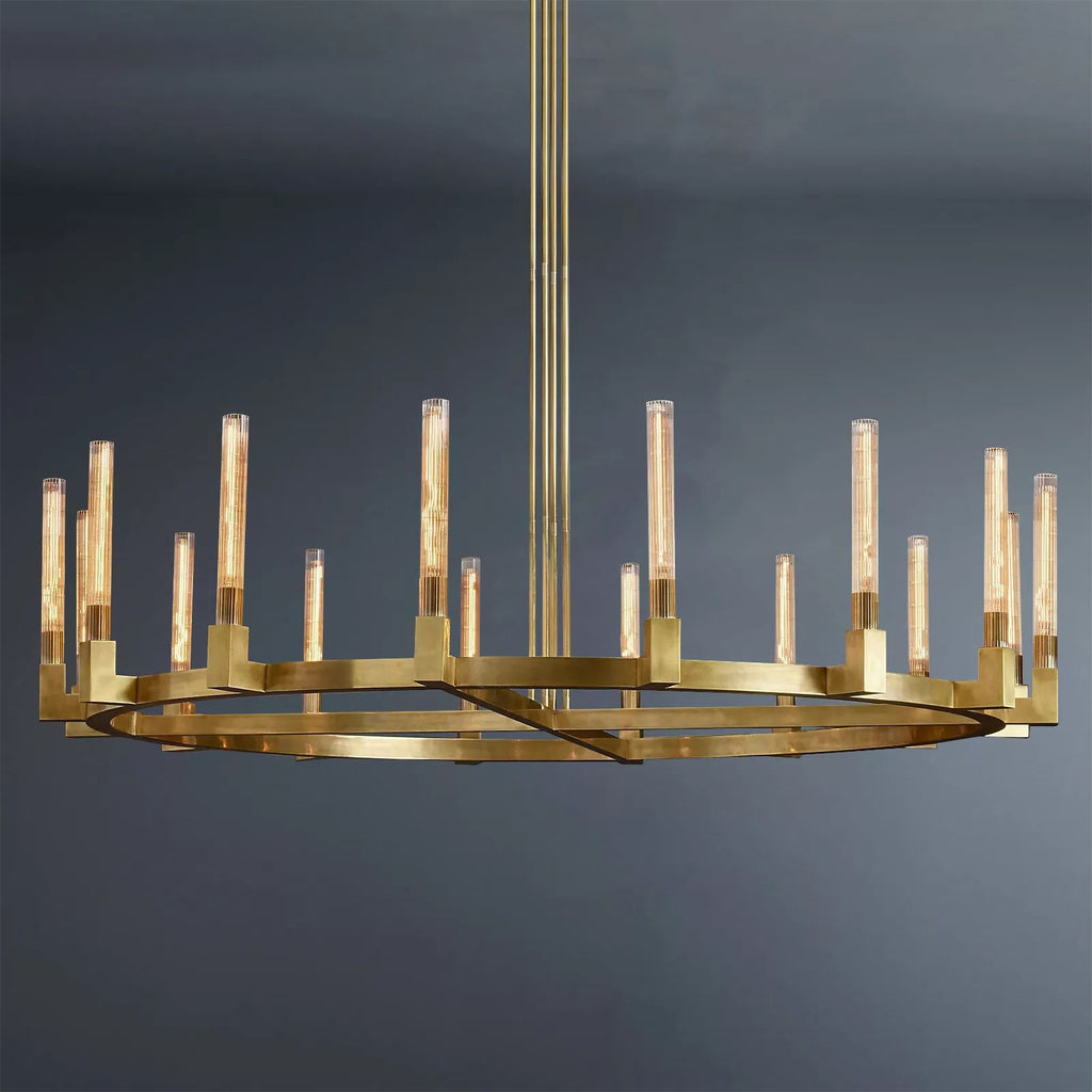 Cannele Round Chandelier 72" For Dinging Room