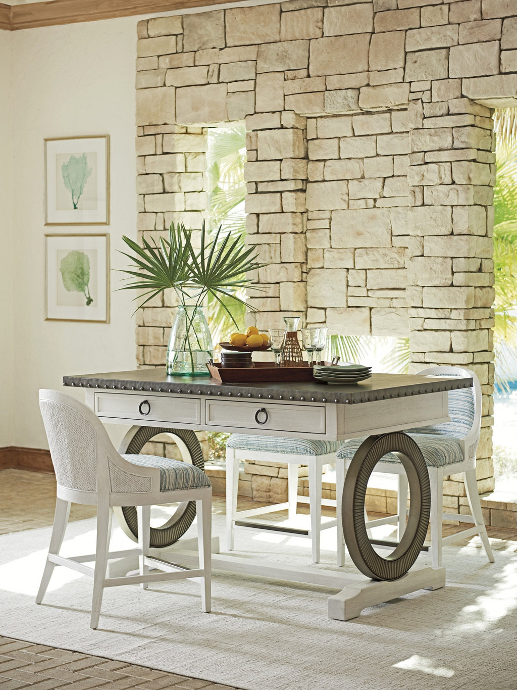 Tommy Bahama Home Ocean Breeze Sawgrass Bistro Table