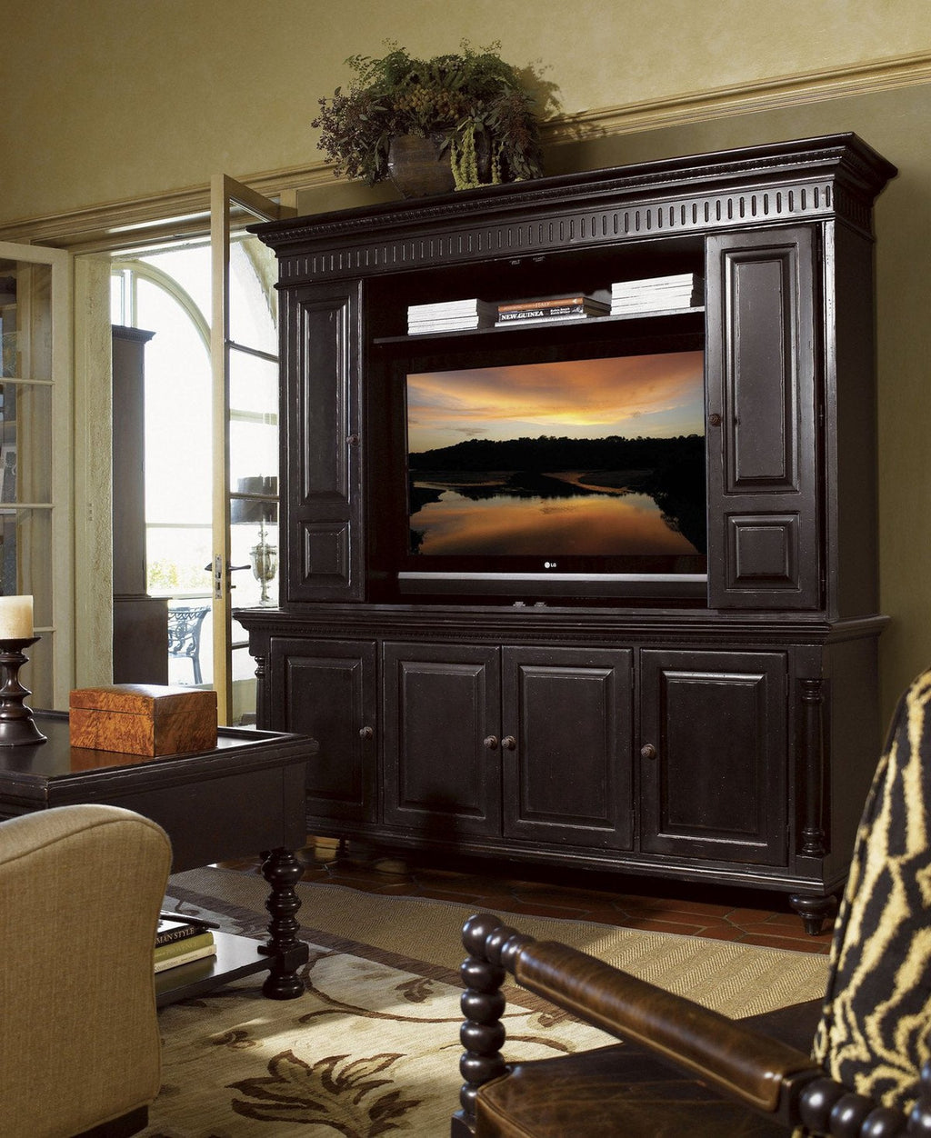 Tommy Bahama Home Kingstown Wellington Media Console With Deck