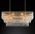 Marignan Tiered Rectangular Chandelier 60"
