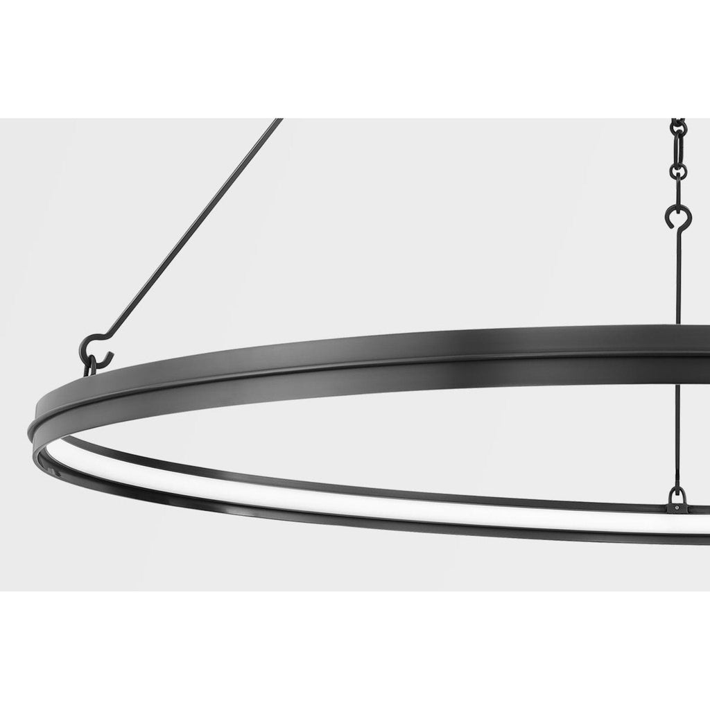 Rosendale 1-Light Chandelier in Polished Nickel 28L x 28W x 2.25H