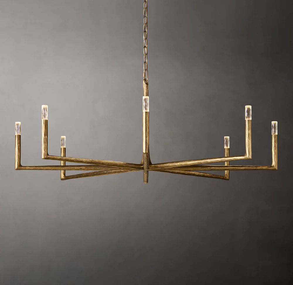 Thaddeus Round Chandelier 60" For Living Room