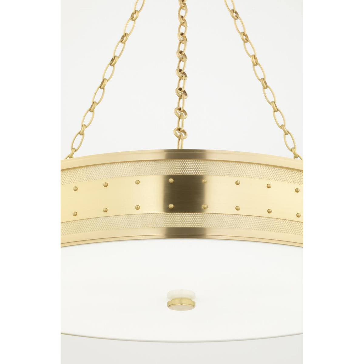 Gaines 4-Light Chandelier in Historic Nickel 22L x 22W x 5.75H