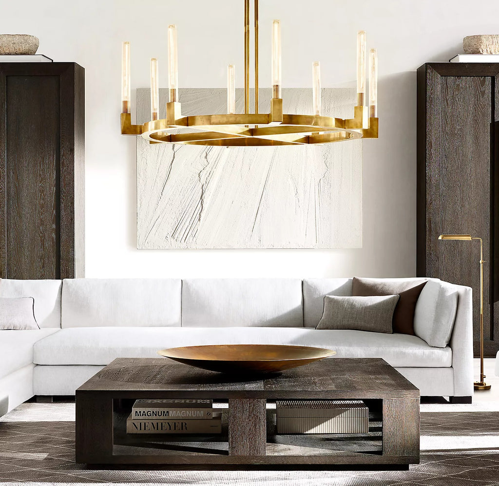Cannele Round Chandelier 72" For Dinging Room