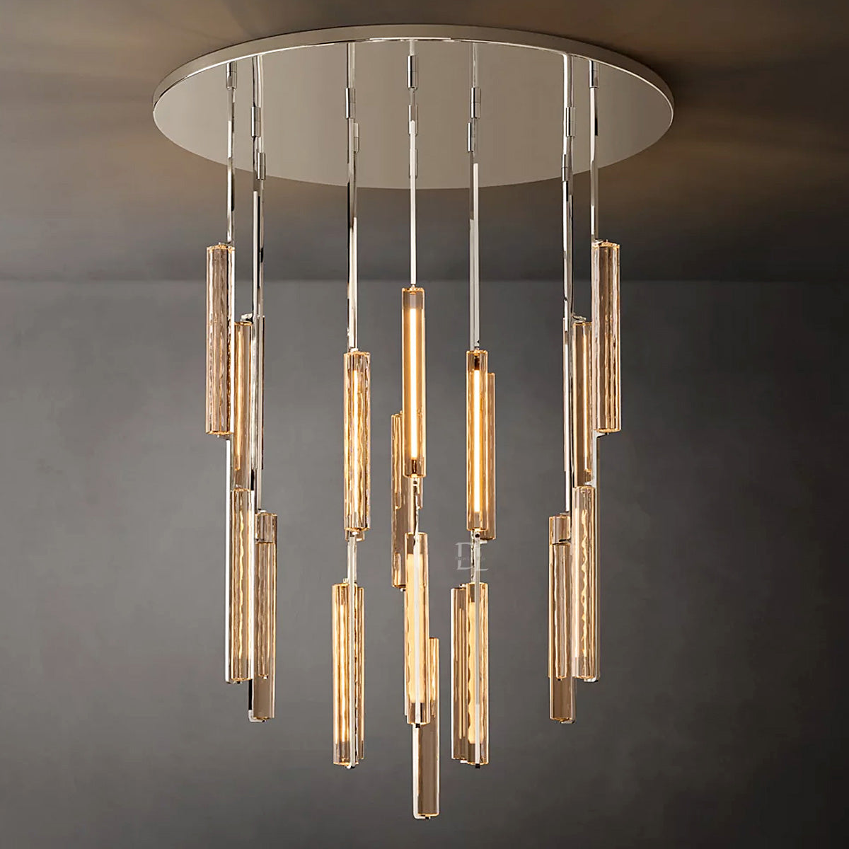 Aerie Crystal Round Chandelier 56"