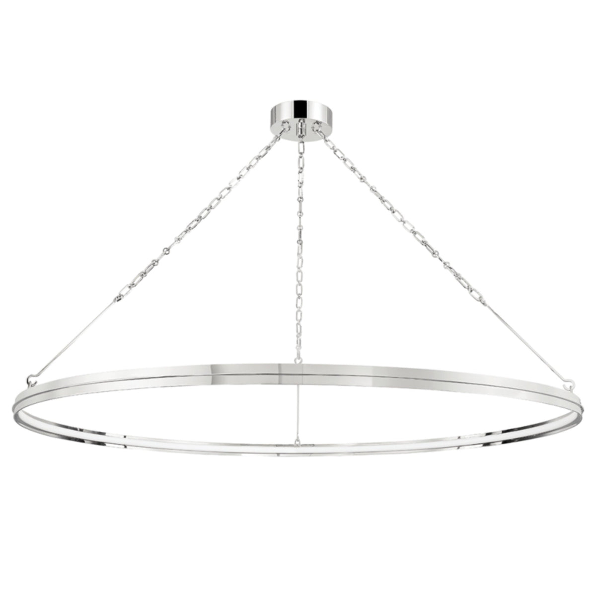 Rosendale 1-Light Chandelier in Polished Nickel 56L x 56W x 2.25H