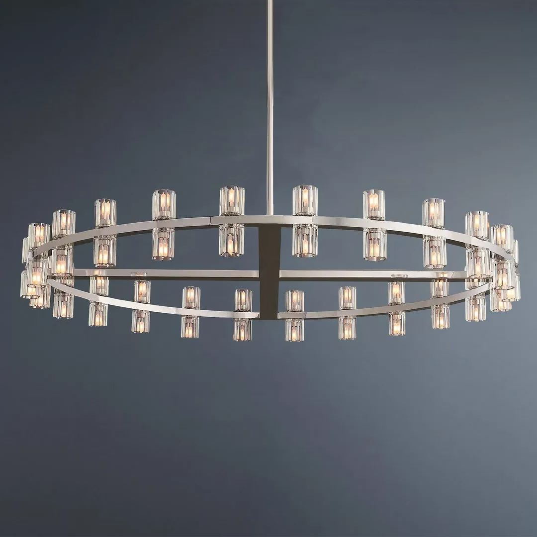 Arcachon Wine Cup Led Round Chandelier 48"