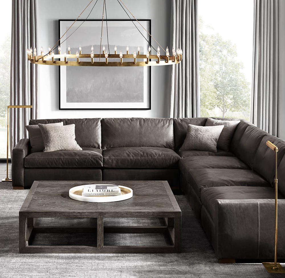 Camino Vintage Candelsbra Round Chandelier For Living Room