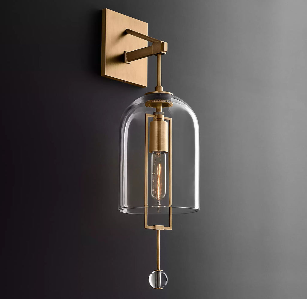 Fulcrum Glass Wall Sconce 24"