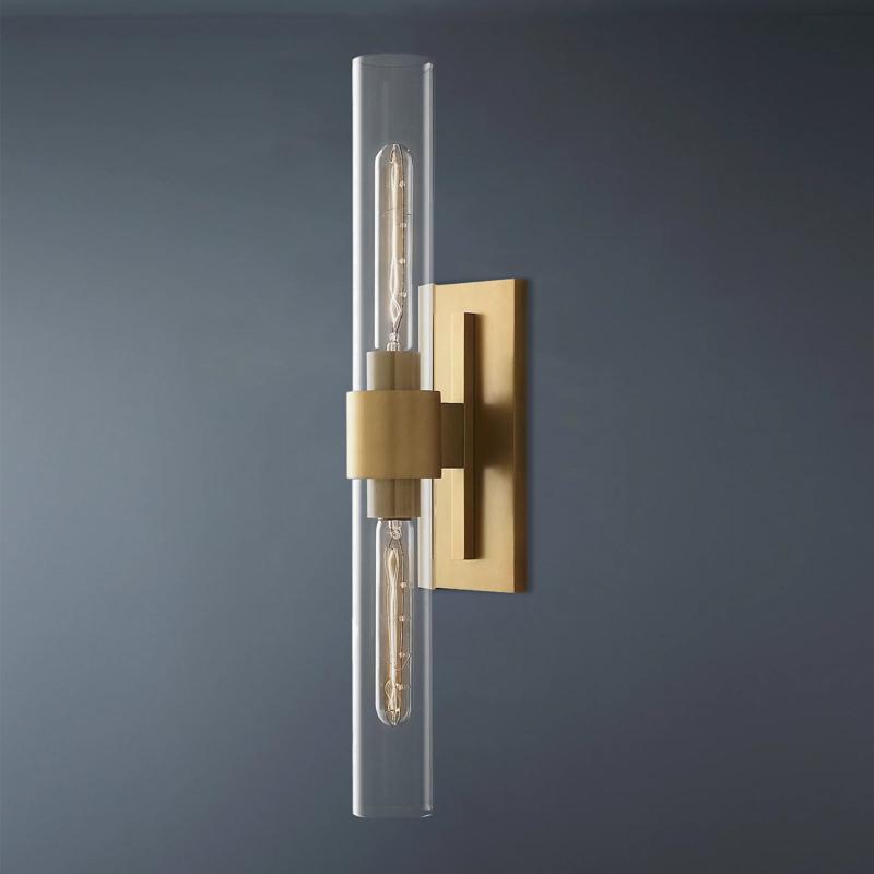 Ravelle Double Head Tube Wall Sconce