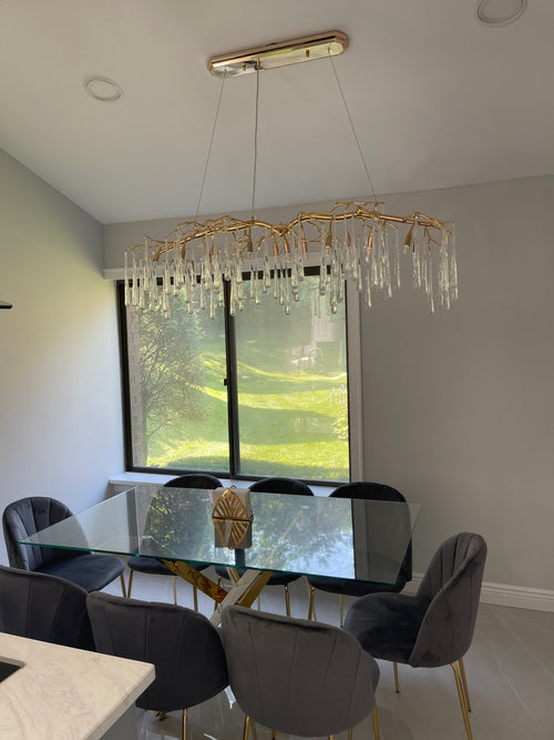 Branching Linear Organic Chandelier