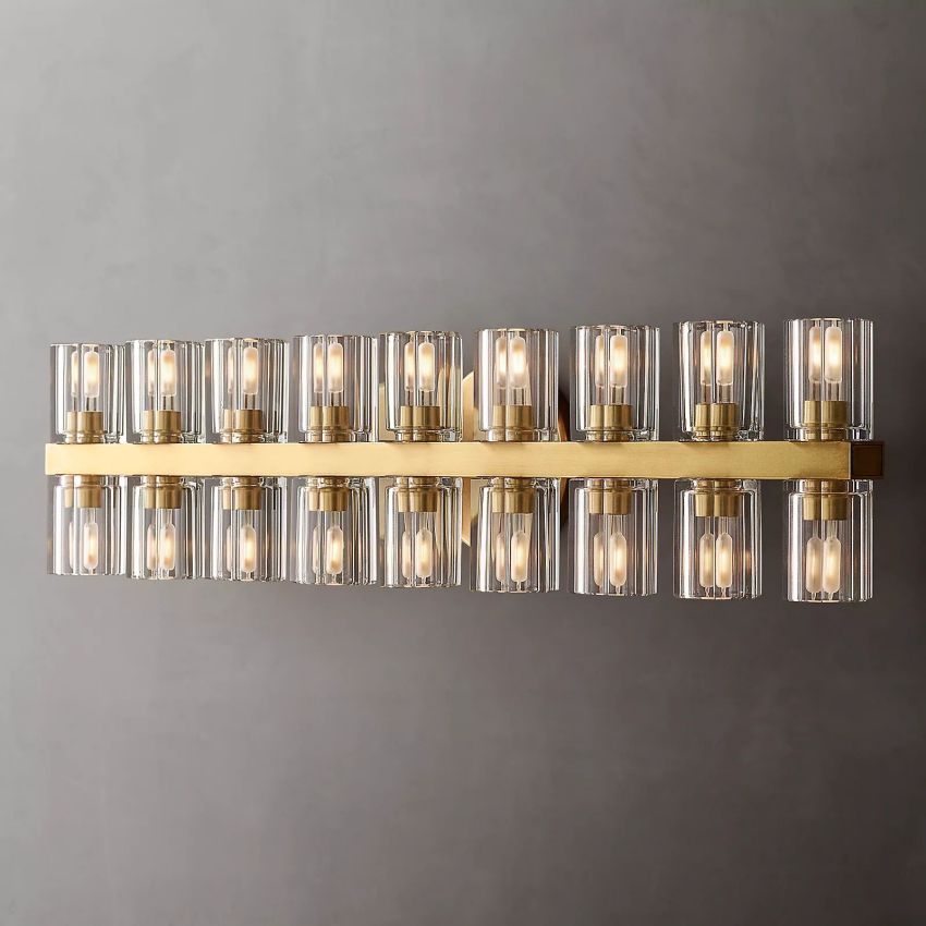 Arcachon 18-Light K9 Crystal Glass Modern Wall Lamp