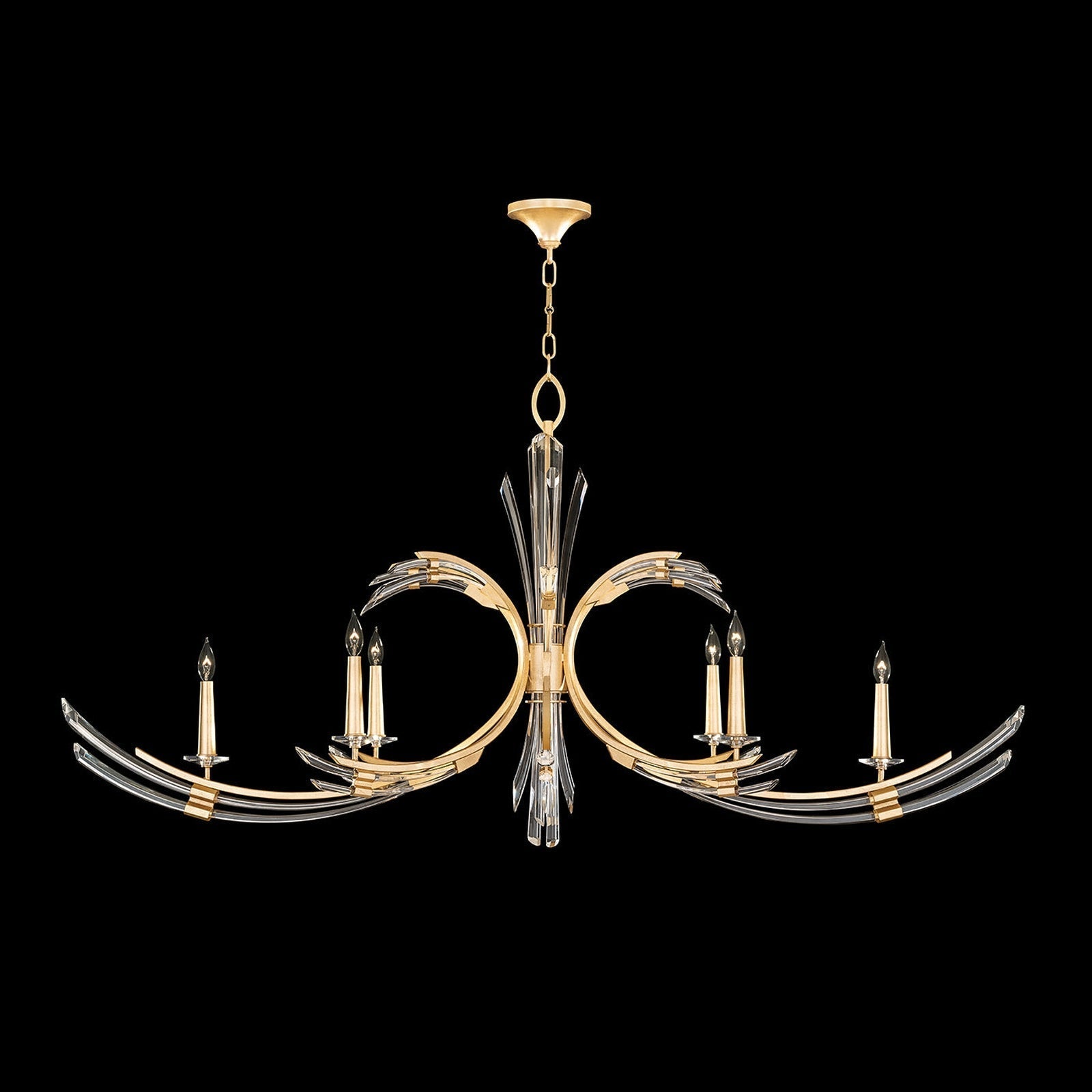 Fine Art Trevi 68" Oblong Chandelier