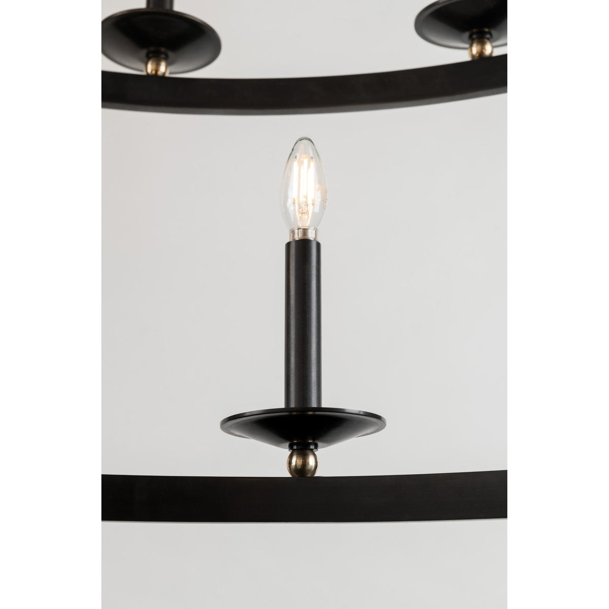 Allendale 16-Light Chandelier in Polished Nickel 58L x 58W x 27.25H