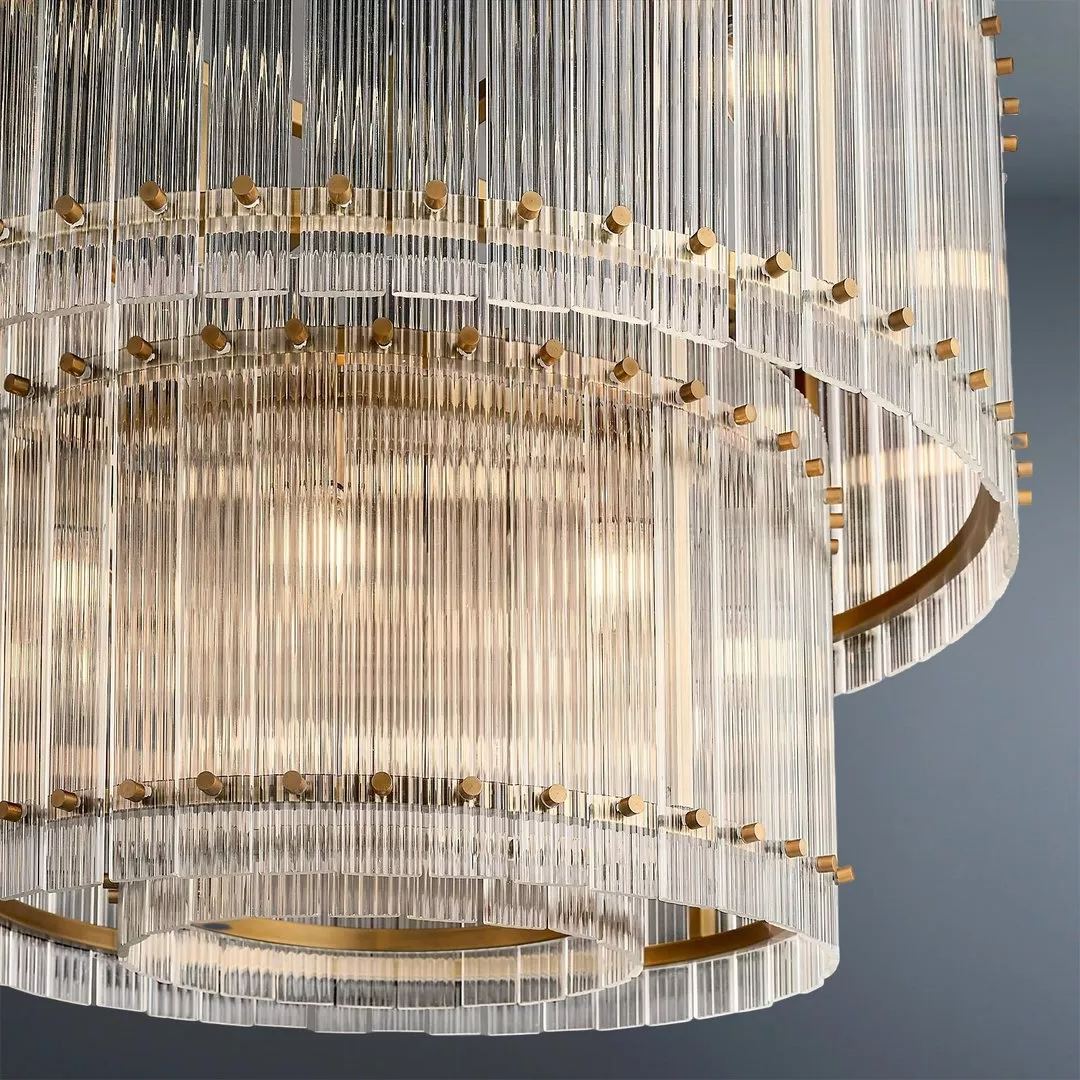 Modern San Marcol Cake Round Luxury Chandelier 48"