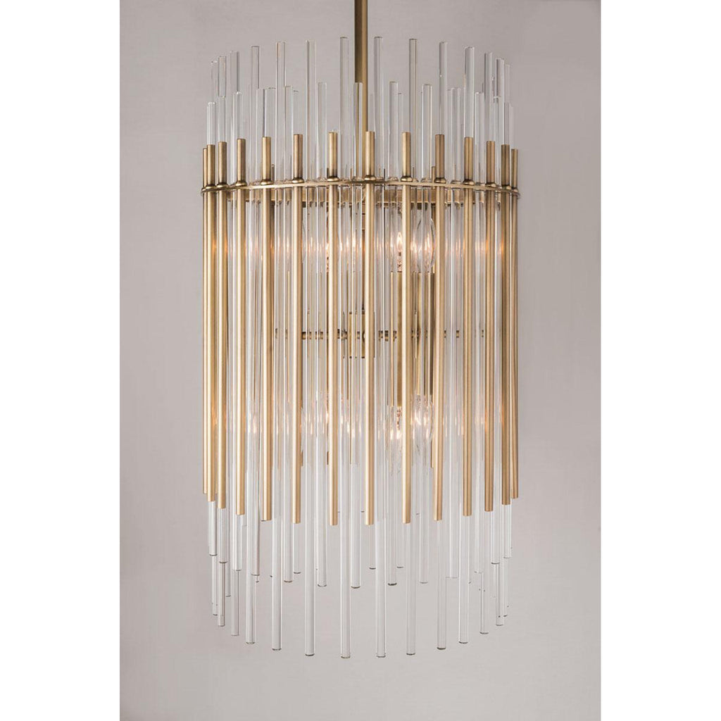 Wallis 10-Light Chandelier in Polished Nickel 20.75L x 20.75W x 30.75H