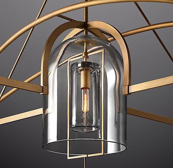 Fulcrum Round Chandelier 85" For Living Room