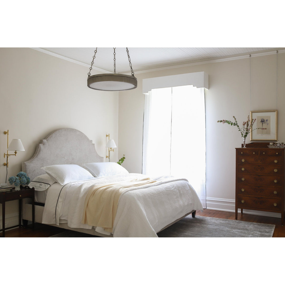 Lynden 5-Light Chandelier in Antique Nickel 22L x 22W x 8.25H