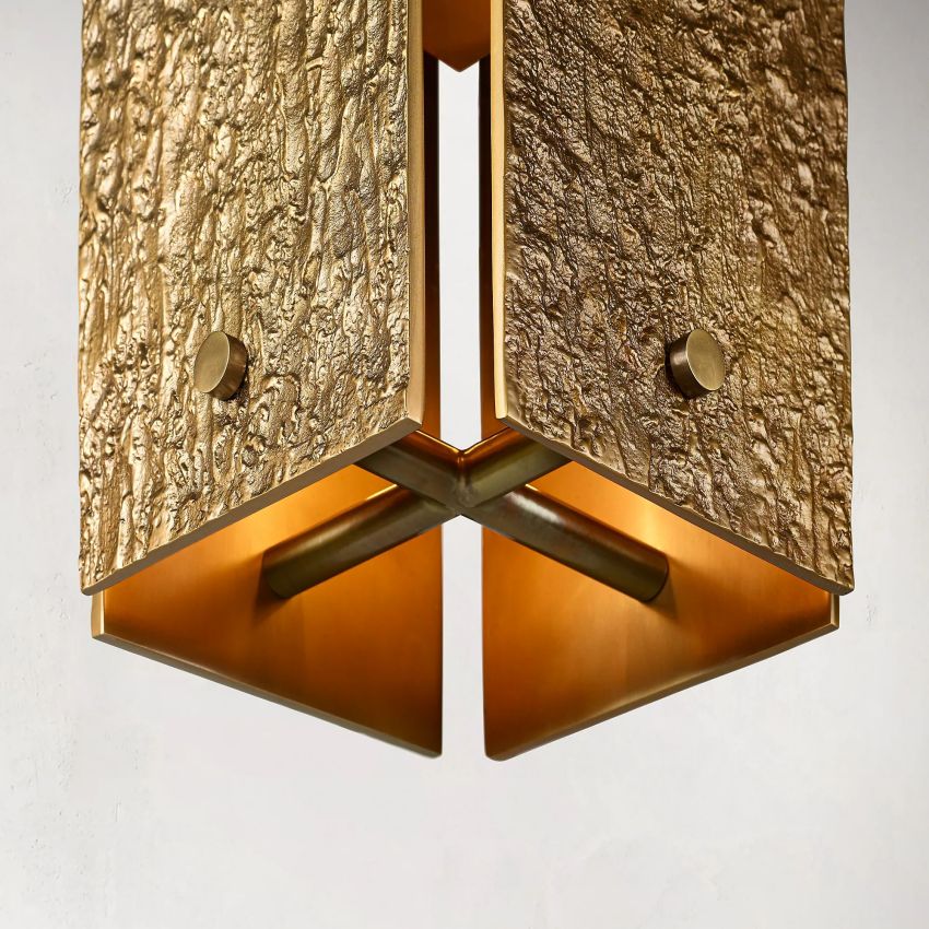 Vouvray Rectangular Pendant Light 19"